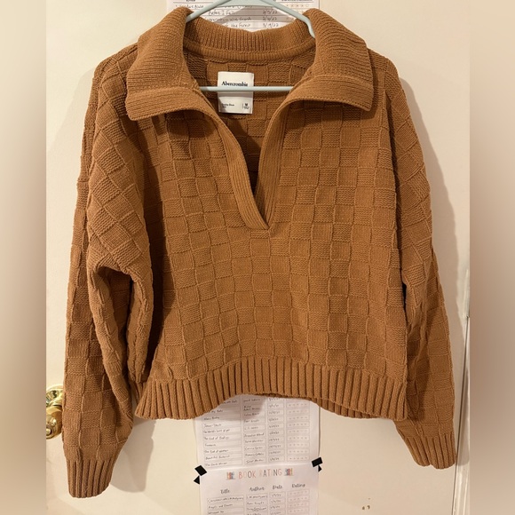 Abercrombie & Fitch Sweaters - Abercrombie & Fitch Women's Brown/Tan Sweater